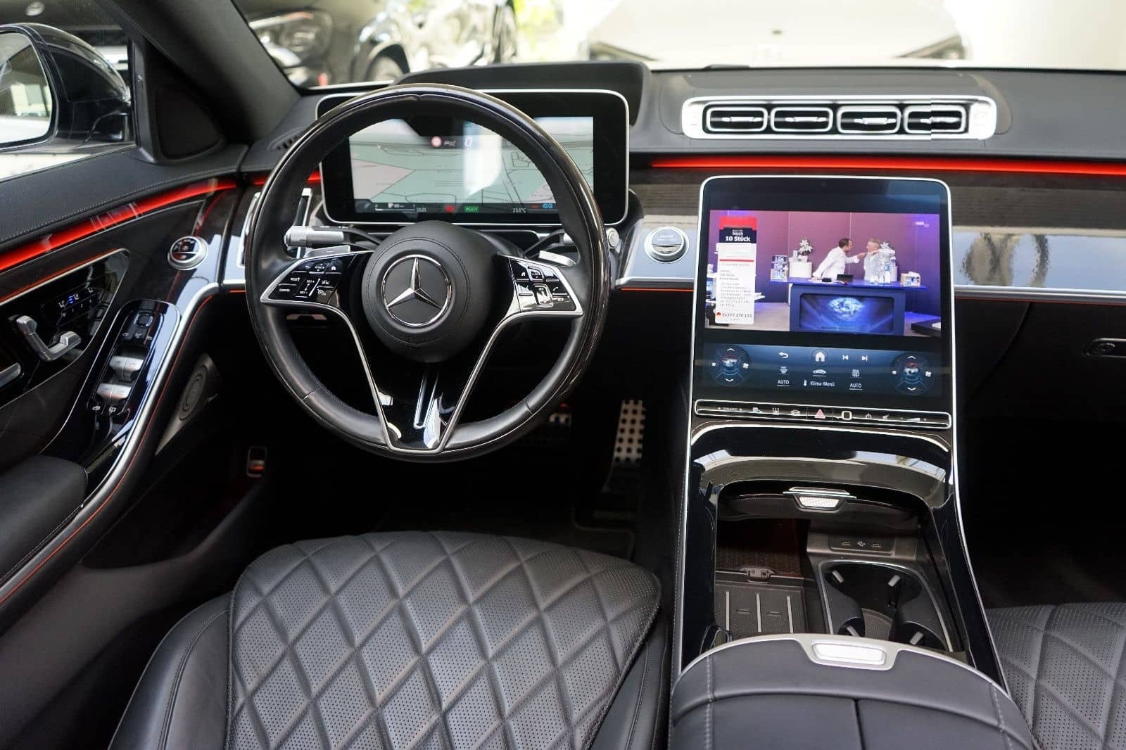 Mercedes-Benz S 450 4M Lang*AMG*Designo*3xTV*First Class*Voll* foto 14