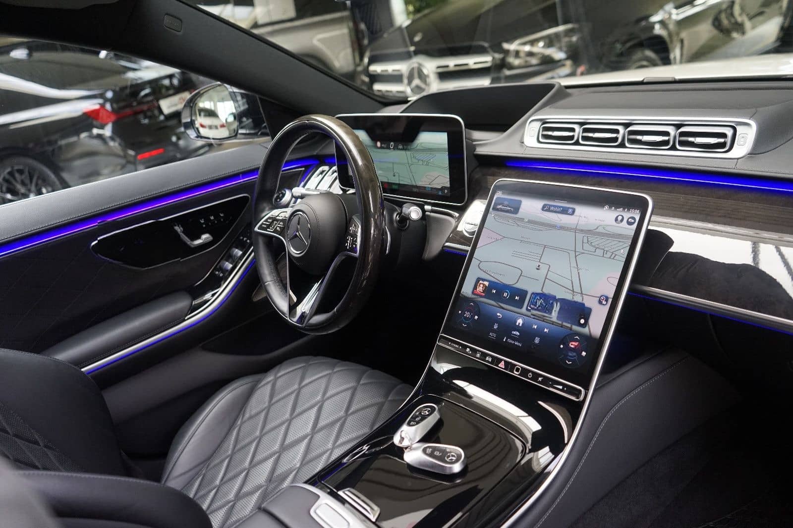 Mercedes-Benz S 450 4M Lang*AMG*Designo*3xTV*First Class*Voll* foto 24