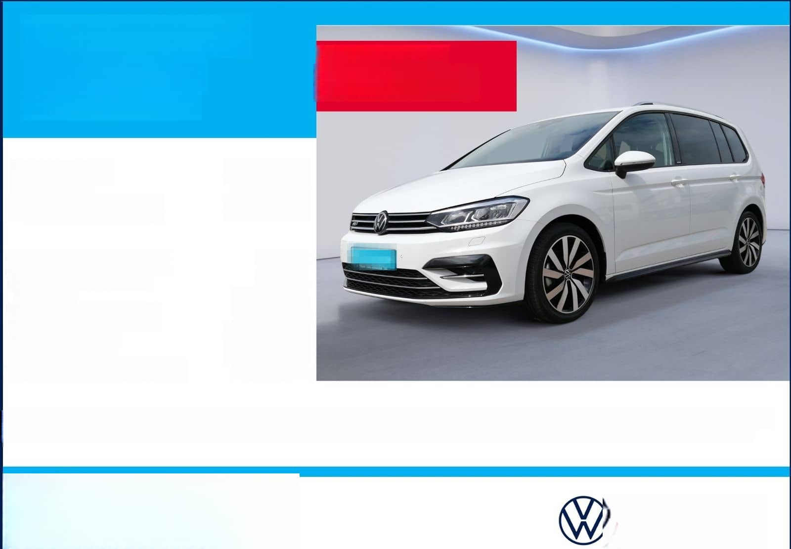 Volkswagen Touran R Line 1.5 TSI DSG PANO+AHK+7-SITZE+ foto 1