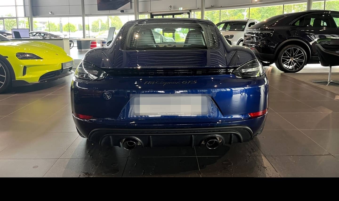 Porsche Cayman 718 GTS 4.0 Enzianblau Sportabgasanlage foto 6