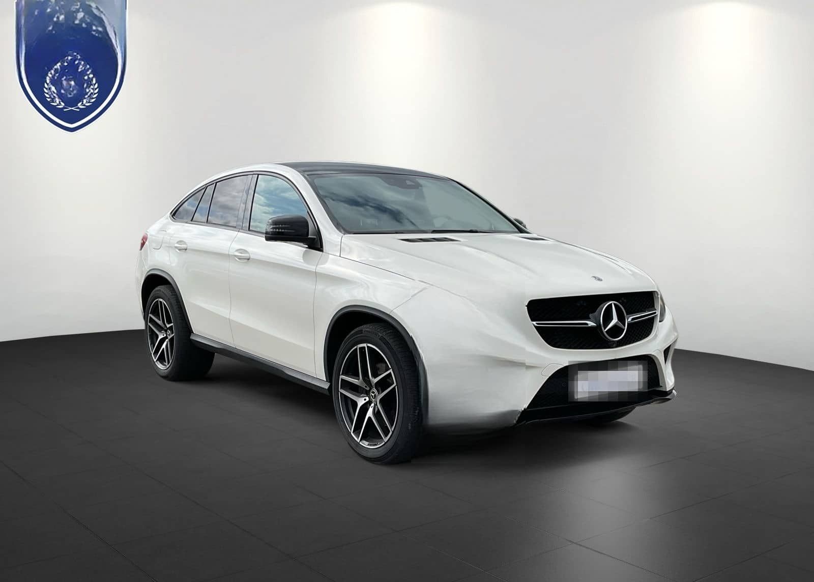 Mercedes-Benz GLE 350 GLE Coupe AMG 4Matic Diamant Weiß 1 Hand foto 2