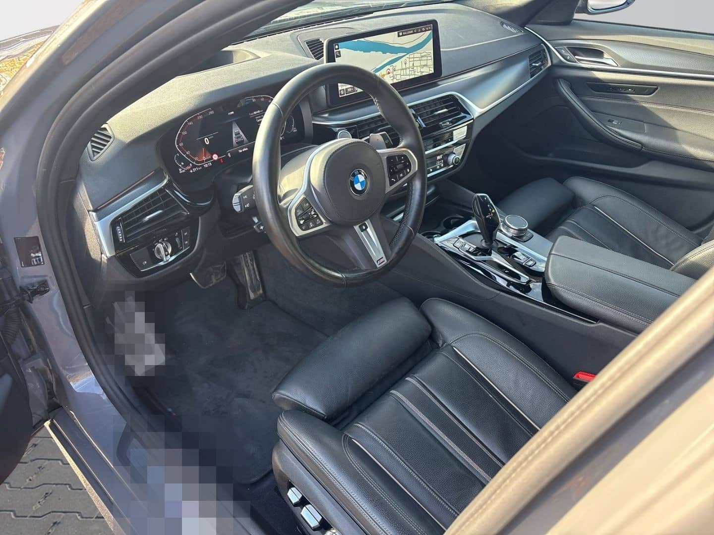 BMW 520 d Touring M Sport HUD Luftfederung Navi Lede foto 14