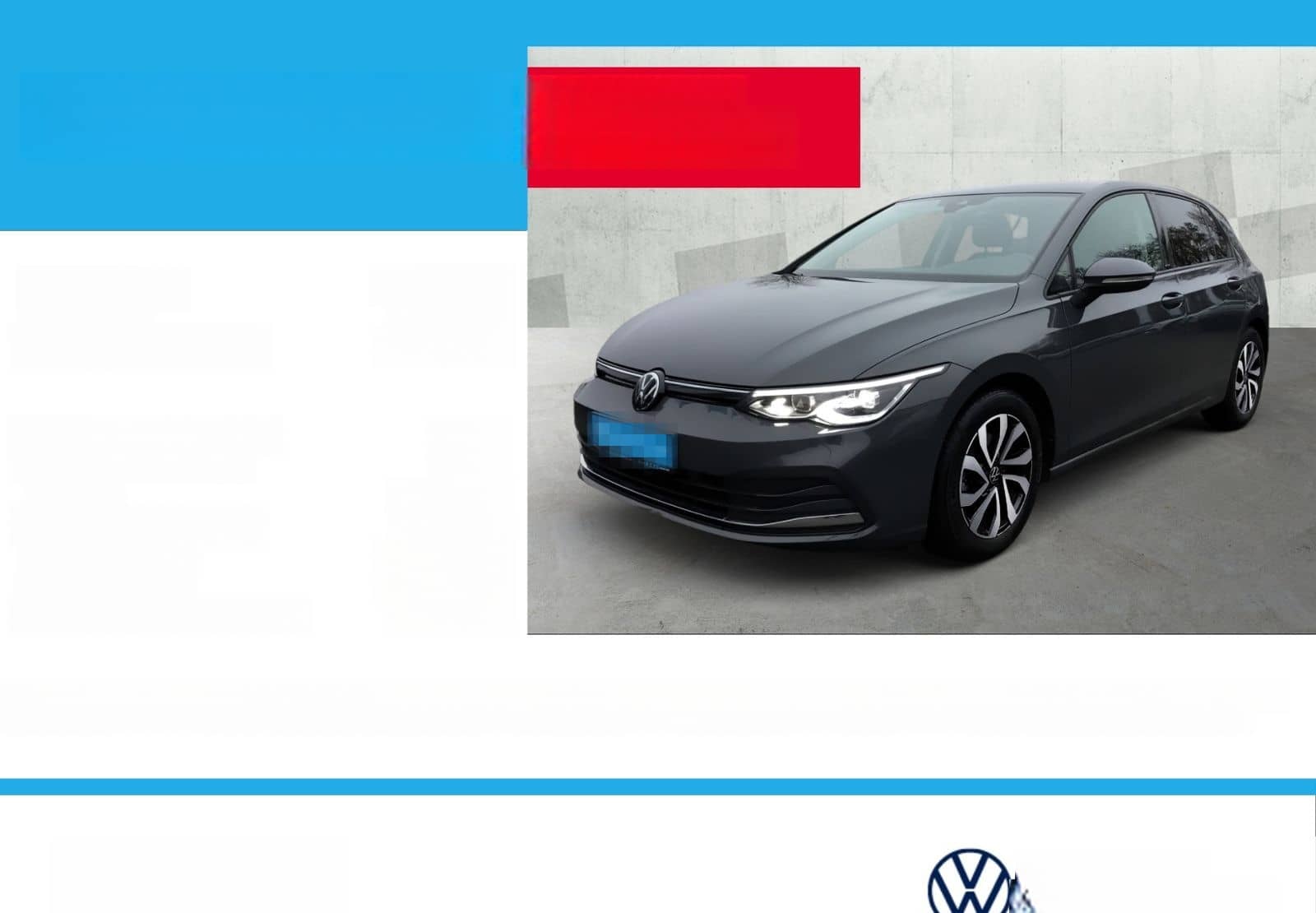 Volkswagen Golf VIII 1.5 TSI ACTIVE +LED +ACC +RKAM +VIRTUA foto 1