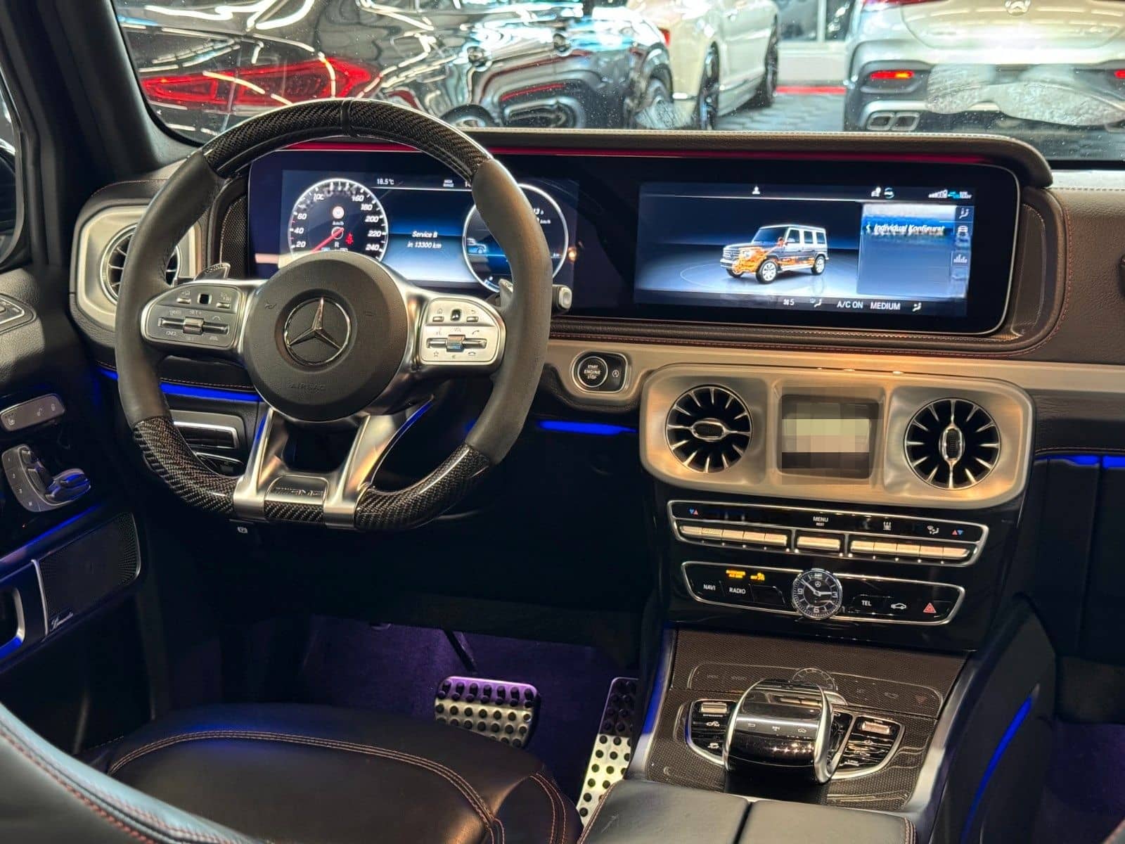 Mercedes-Benz G500 AMG Burmester S-Dach StdHeiz 360 AHK Carbon foto 19