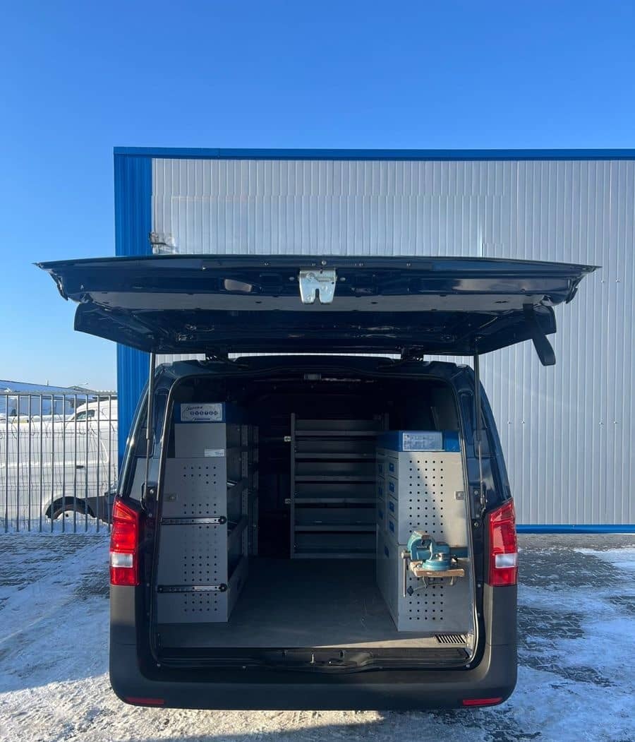 Mercedes-Benz Vito 114 LANG TEMPOMAT 2-SITZER WERKZEUGSCHRÄNKE foto 10