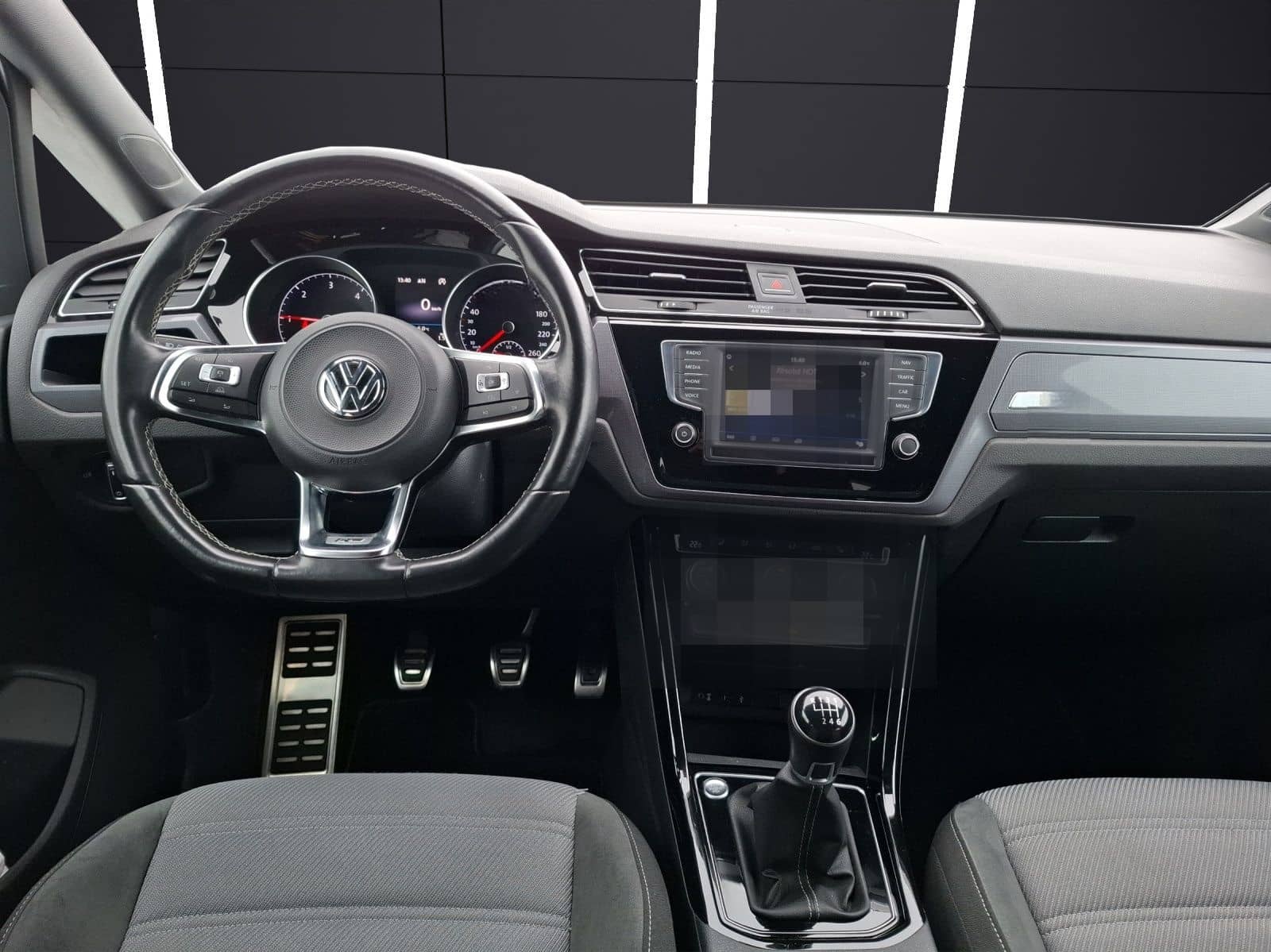 Volkswagen Touran 2.0 TDI R-Line LED Navi ACC AHK 7-Sitze S foto 14