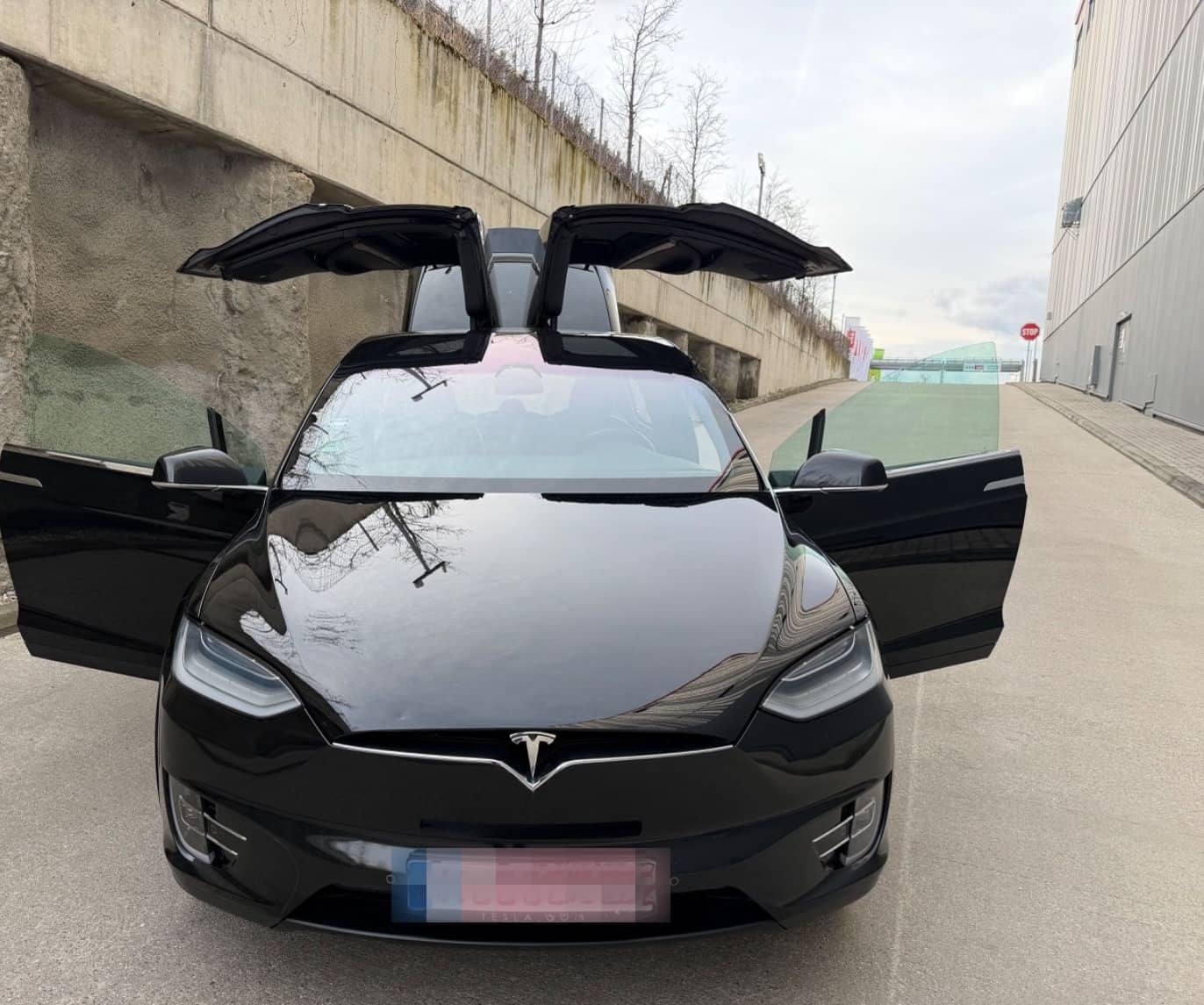 Tesla Model X Dual Motor Kamera 360 Leder Navi LED AHK foto 6