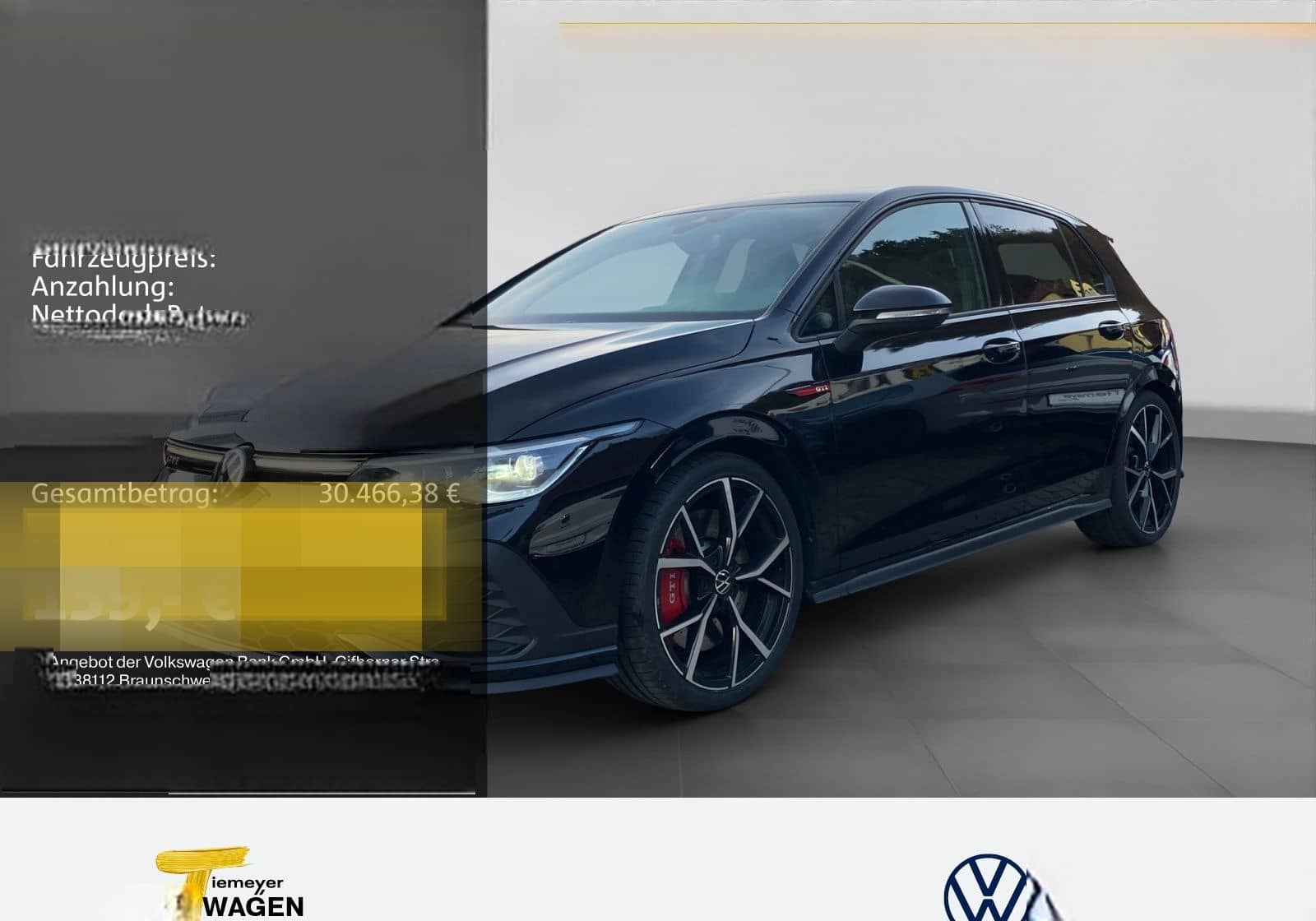 Volkswagen Golf GTI CLUBSPORT BLACK STYLE LM19 SIDE-ASSIST foto 1