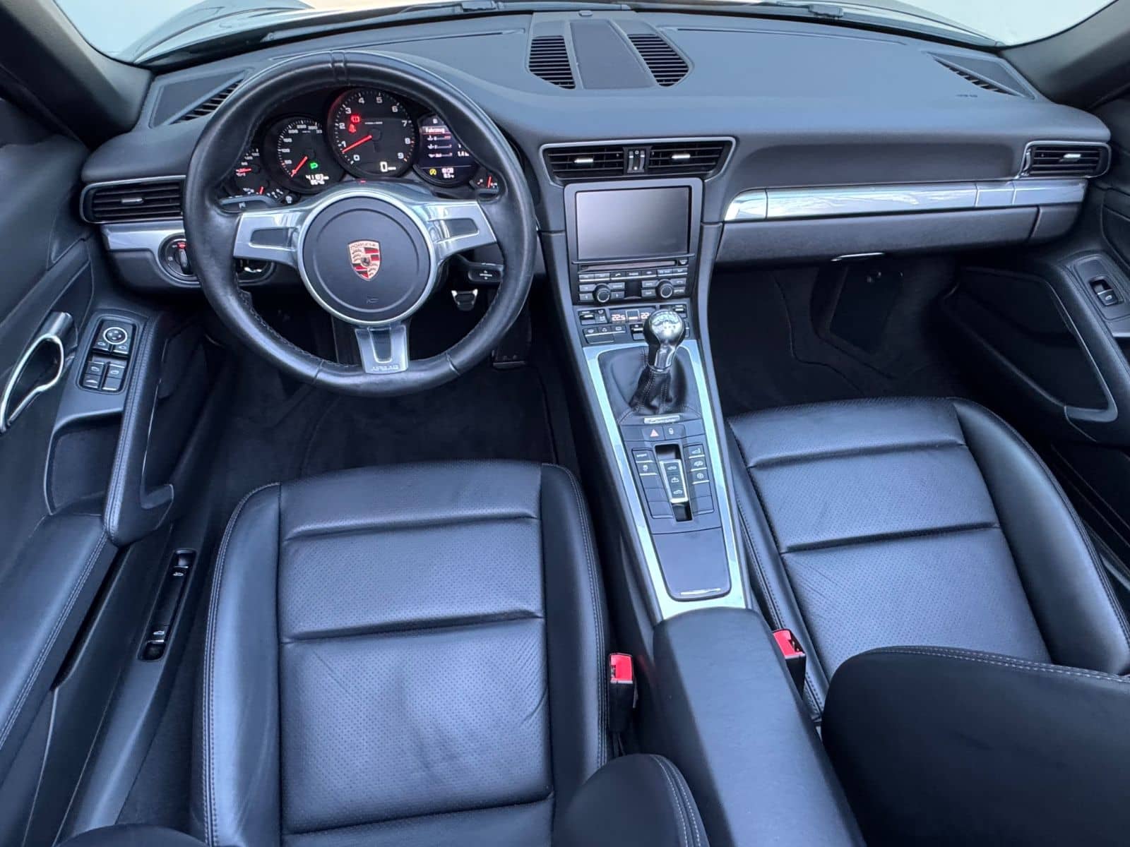 Porsche 991 Carrera Cabrio Schalter/1.Hand/Approved/deut foto 12