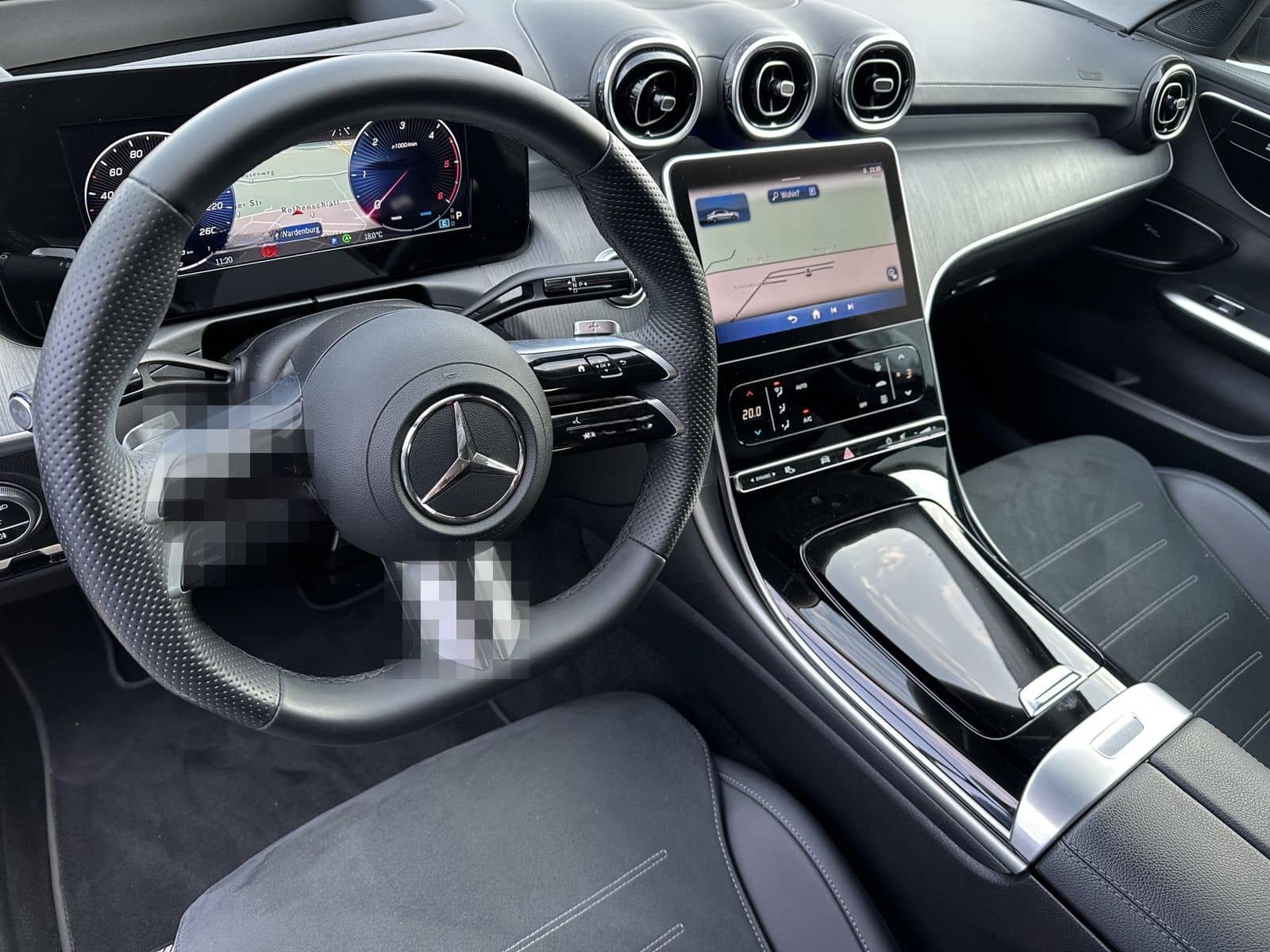 Mercedes-Benz C 200d AMG-Line NAV+LED+KAM+HUD+VCOCK+CARPLAY+PP foto 7