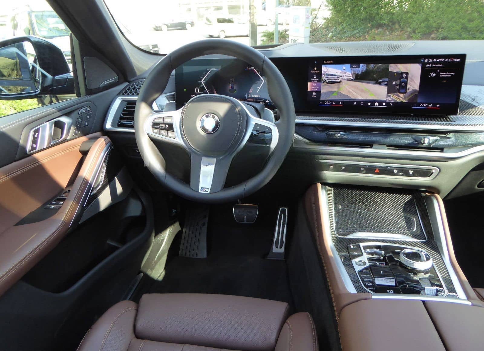 BMW X6 40d M Sport Pro/Leder Coffee/Pano/AHK/22/Luft foto 13