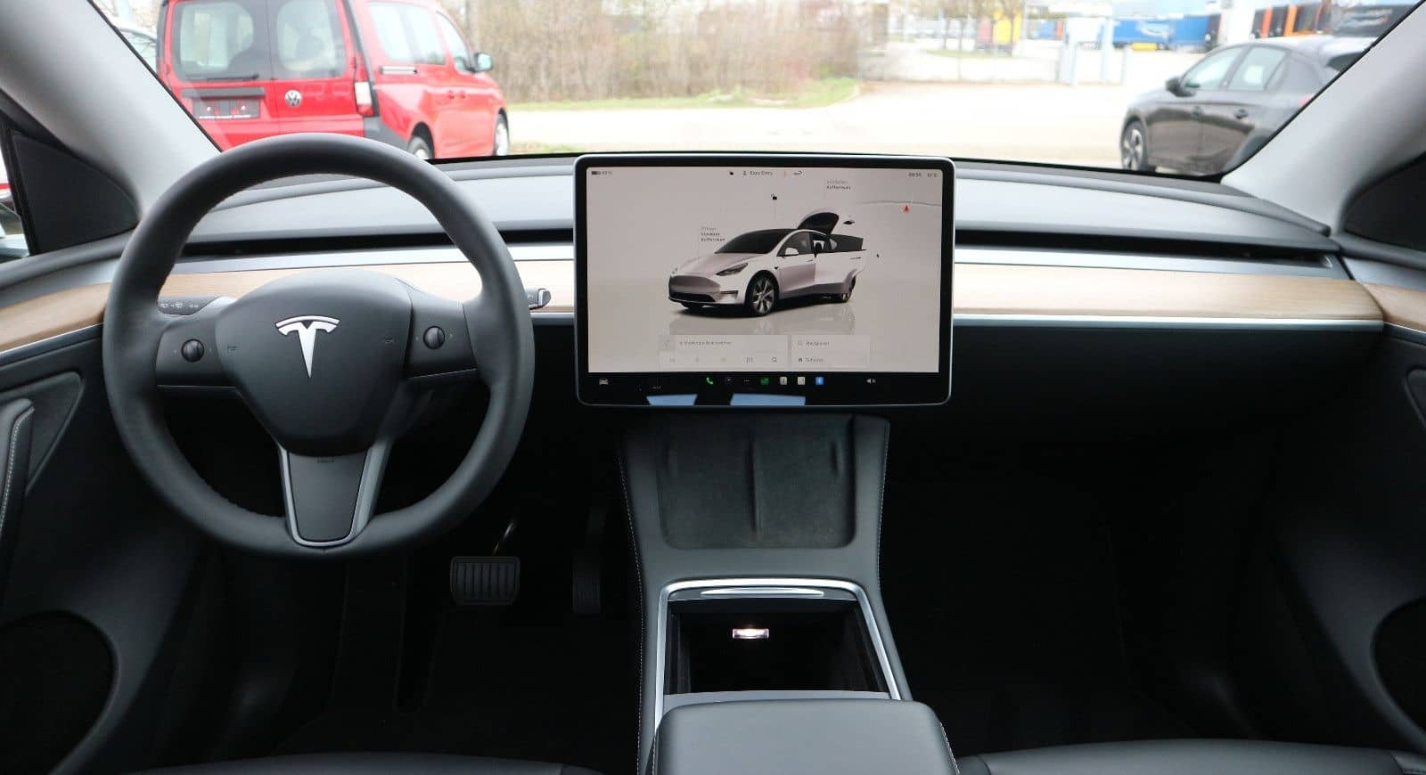 Tesla Model Y Long Range Dual AWD Heckspoiler Leder foto 7