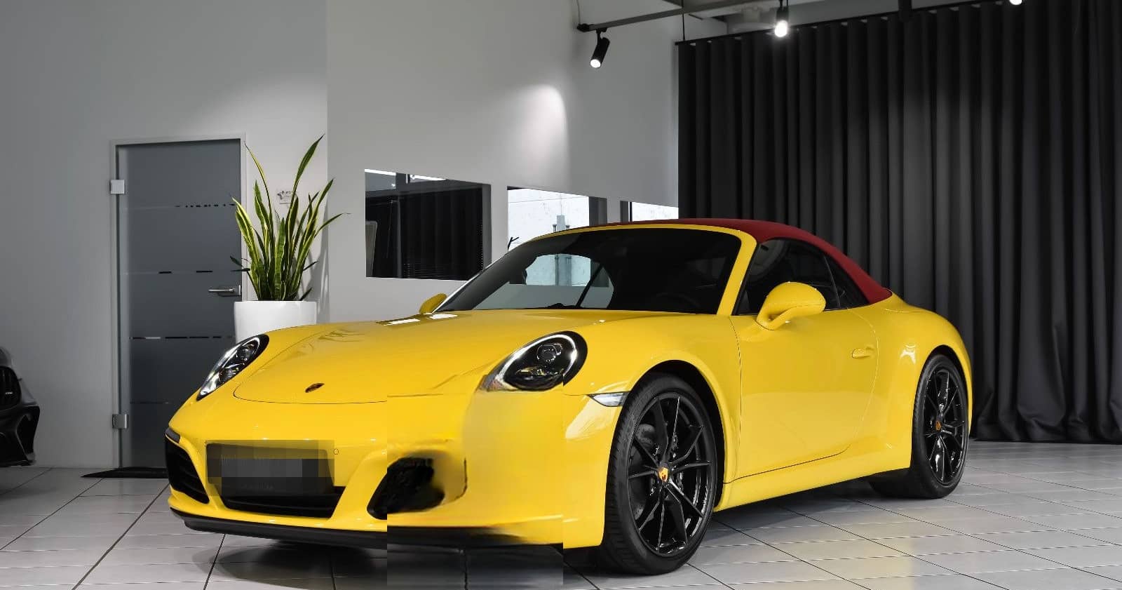 Porsche 991.2 Cabriolet * Racinggelb* Chrono* LED* foto 2
