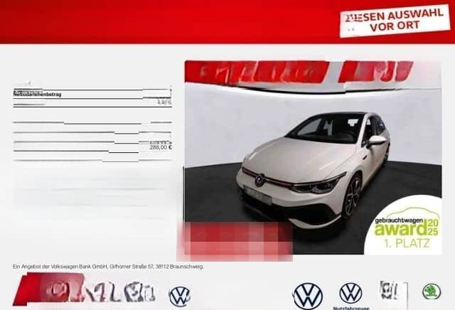 Volkswagen Golf GTI Clubsport 2.0TSI 288,-ohne Anzahlung Na foto 1