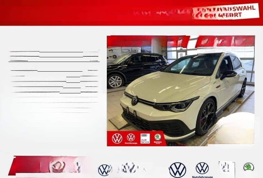 Volkswagen Golf GTI Clubsport Black Style 2.0TSI 310,-ohne foto 1