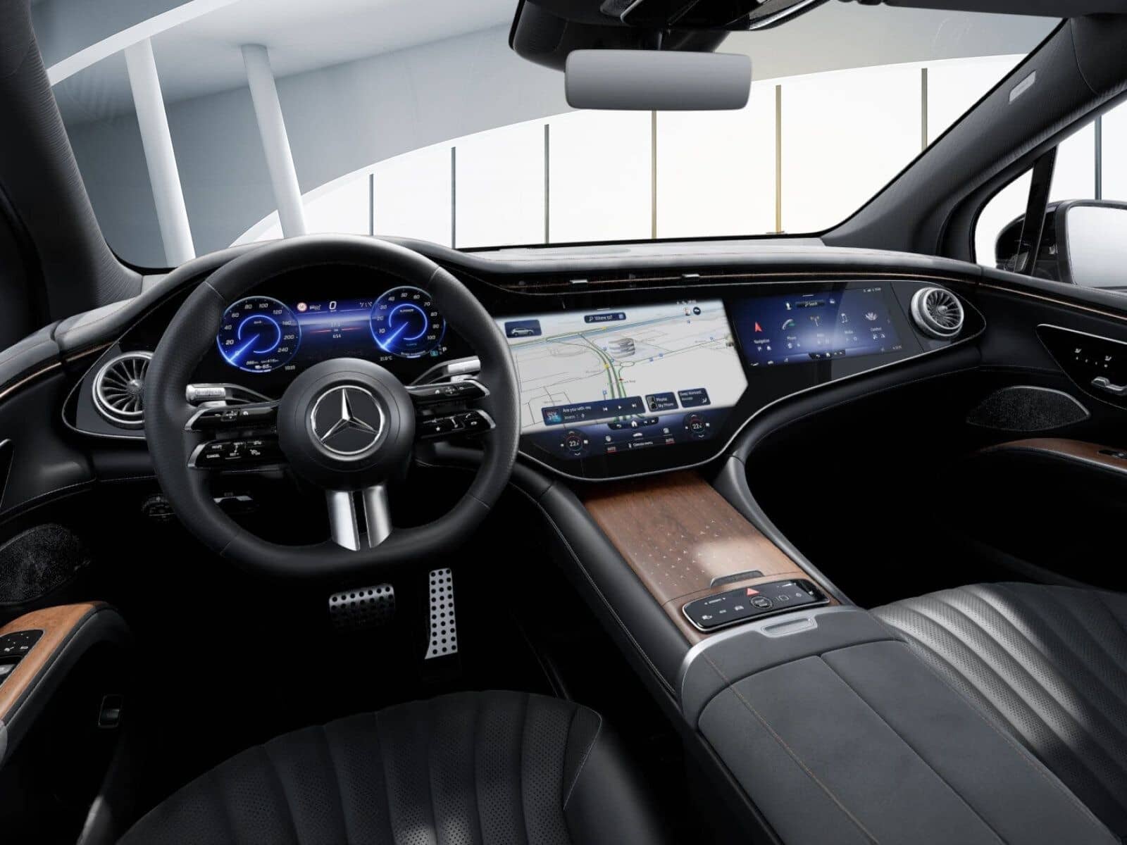 Mercedes-Benz EQS 580 4M SUV AMG Night Hyperscreen AHK Pano foto 6