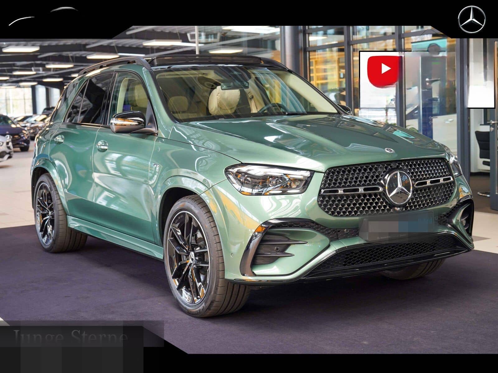 Mercedes-Benz GLE 350 de 4M AMG Line Night Ireland mid green foto 1