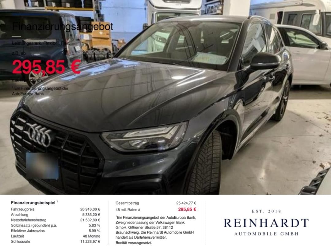 Audi Q5 50TFSIe Q ADVANCED BLACK 2021