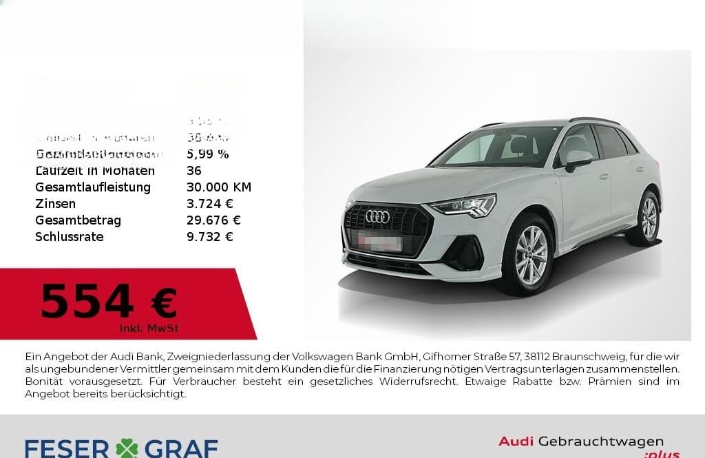 Audi Q3 35 TFSI S line 2024