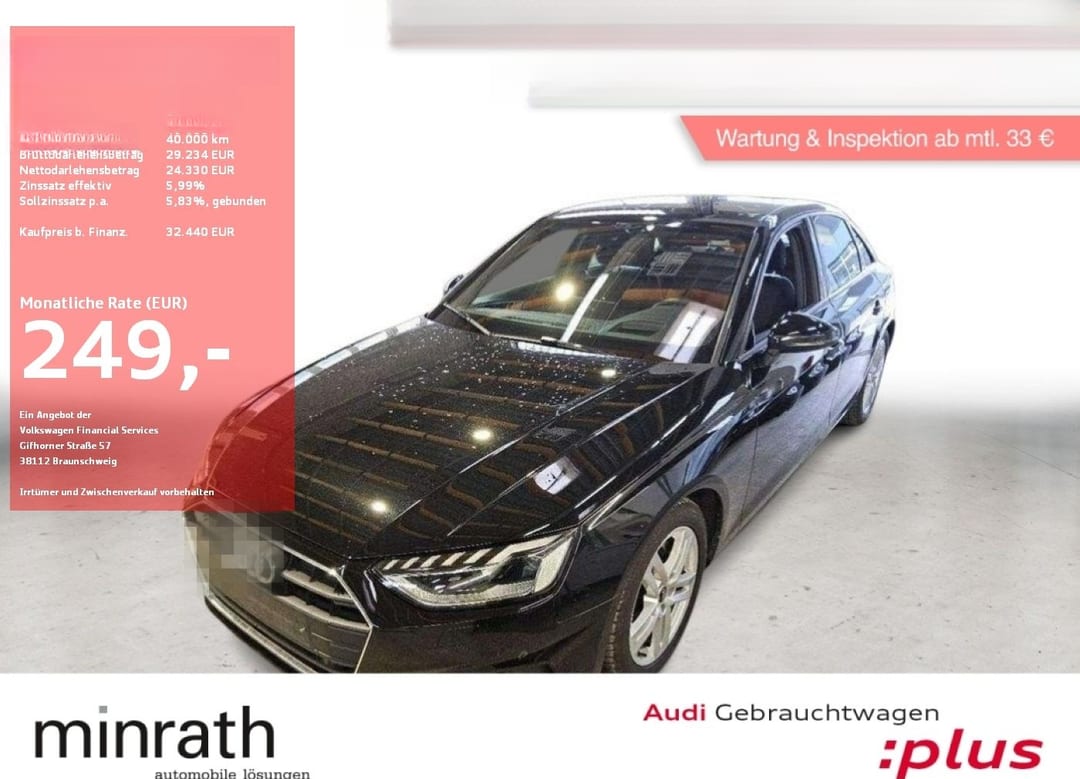 Audi A4 Limousine 40 TDI 2024