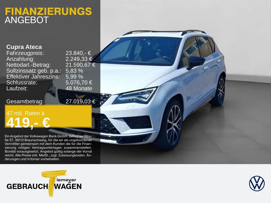 Cupra Ateca 2.0 TSI DSG 4D 2020