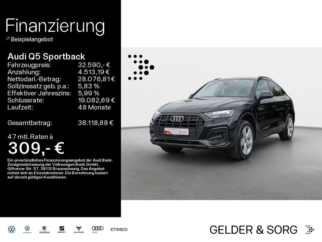 Audi Q5 Sportback 40 TDI quattro 2022