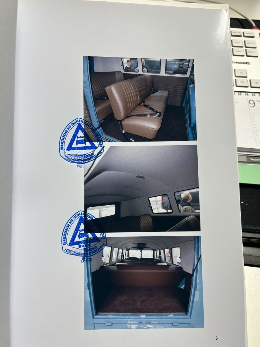 Volkswagen VW T1 Bulli Kombi 9 Sitzer Neu "Made in Germany" foto 8