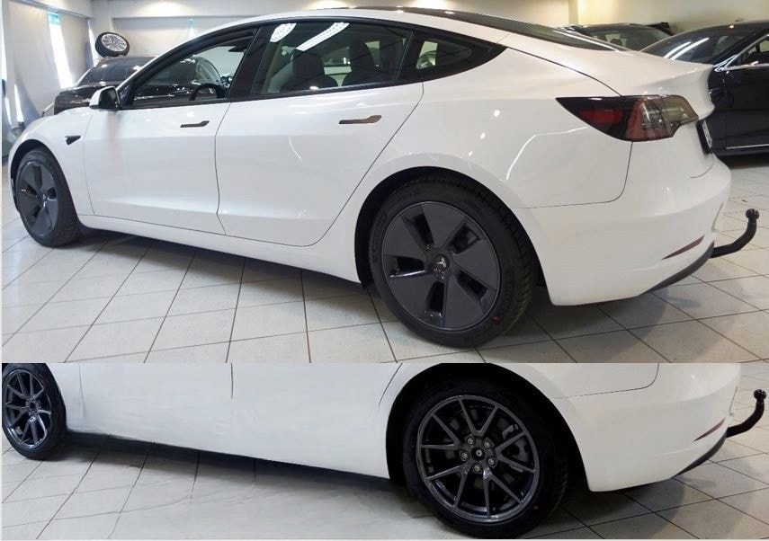 Tesla Model 3+AHK nahezu neu kaufen auch Tesla an foto 1