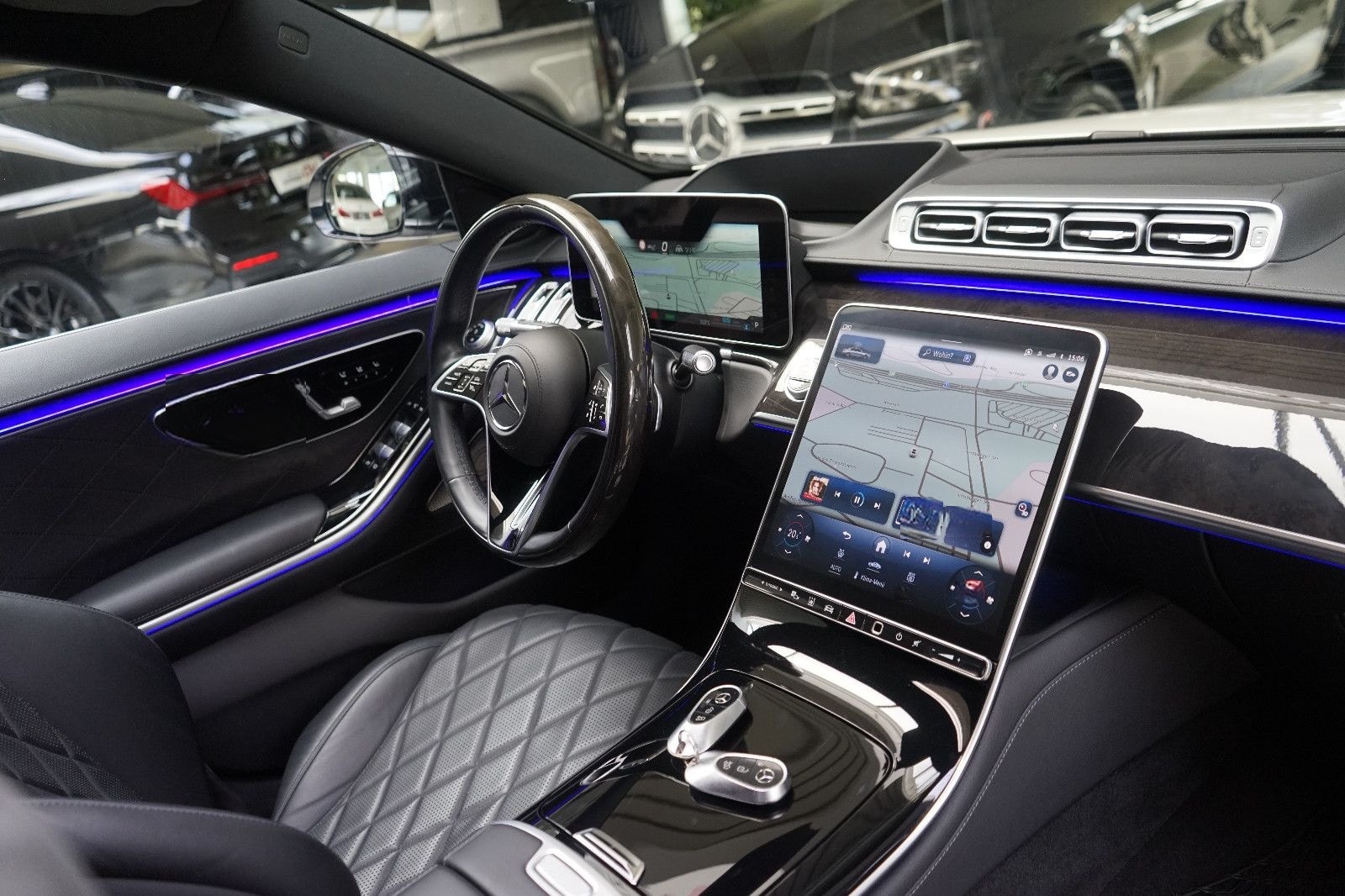 Mercedes-Benz S 450 4M Lang*AMG*Designo*3xTV*First Class*Voll* foto 24