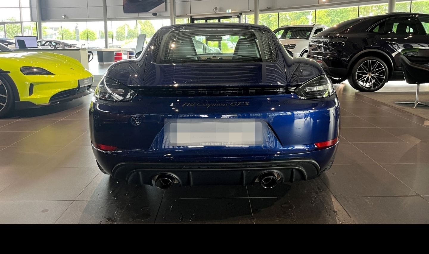 Porsche Cayman 718 GTS 4.0 Enzianblau Sportabgasanlage foto 6
