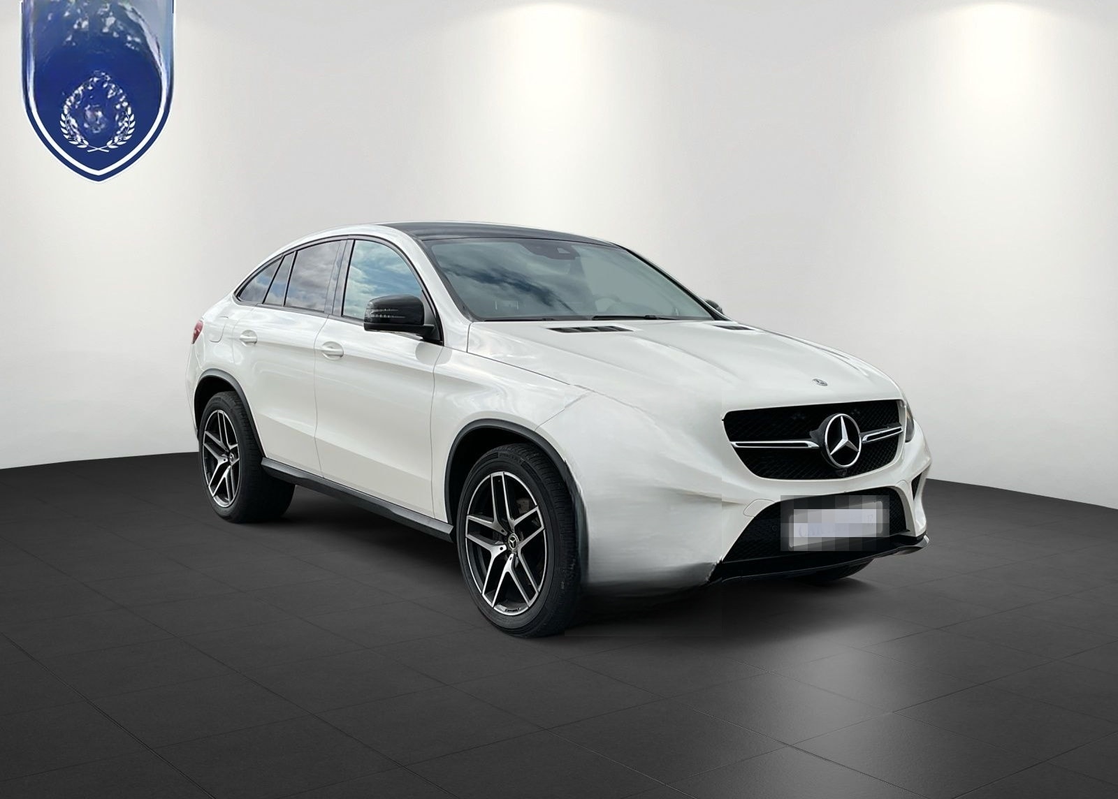Mercedes-Benz GLE 350 GLE Coupe AMG 4Matic Diamant Weiß 1 Hand foto 2