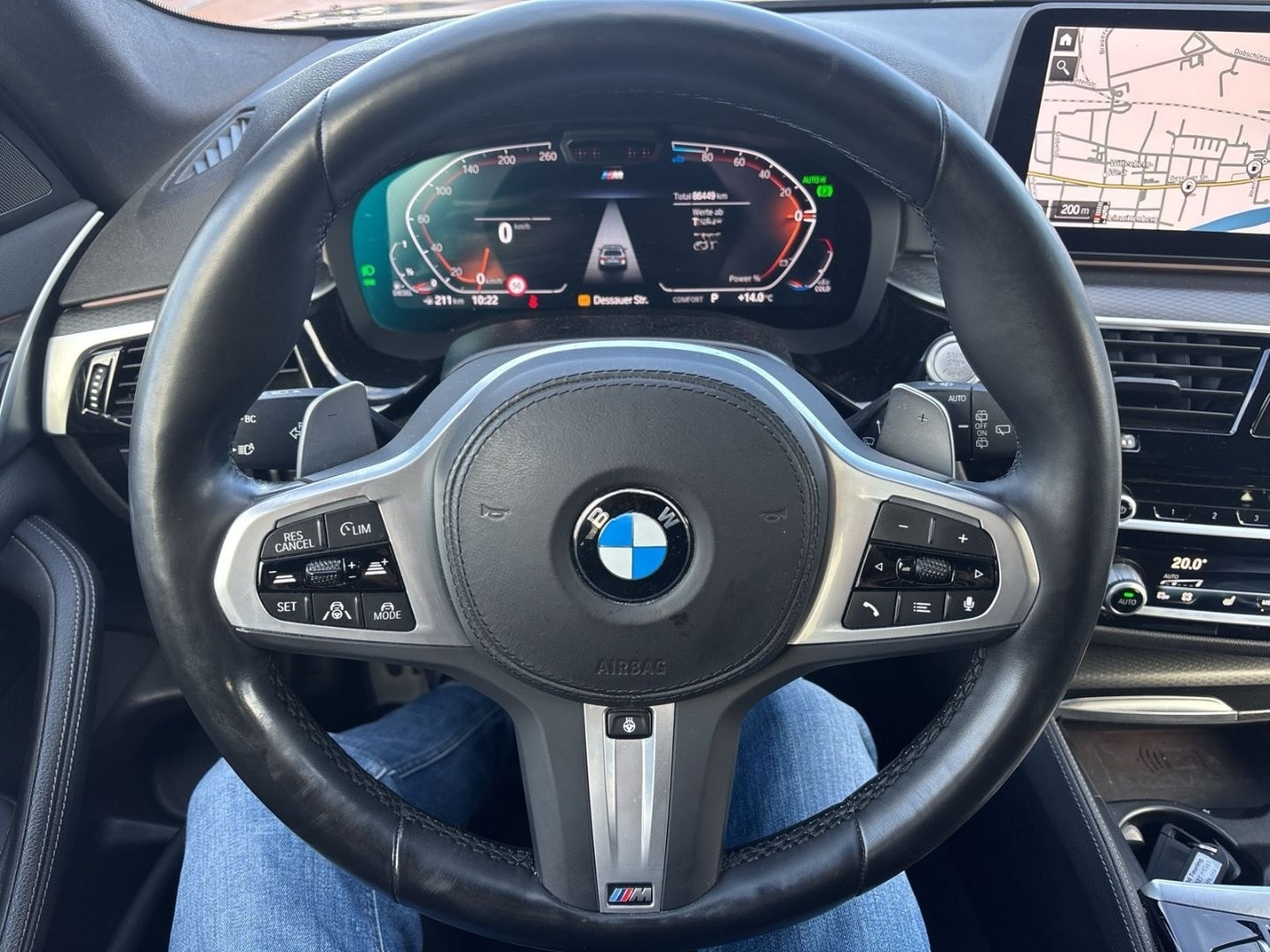 BMW 520 d Touring M Sport HUD Luftfederung Navi Lede foto 17