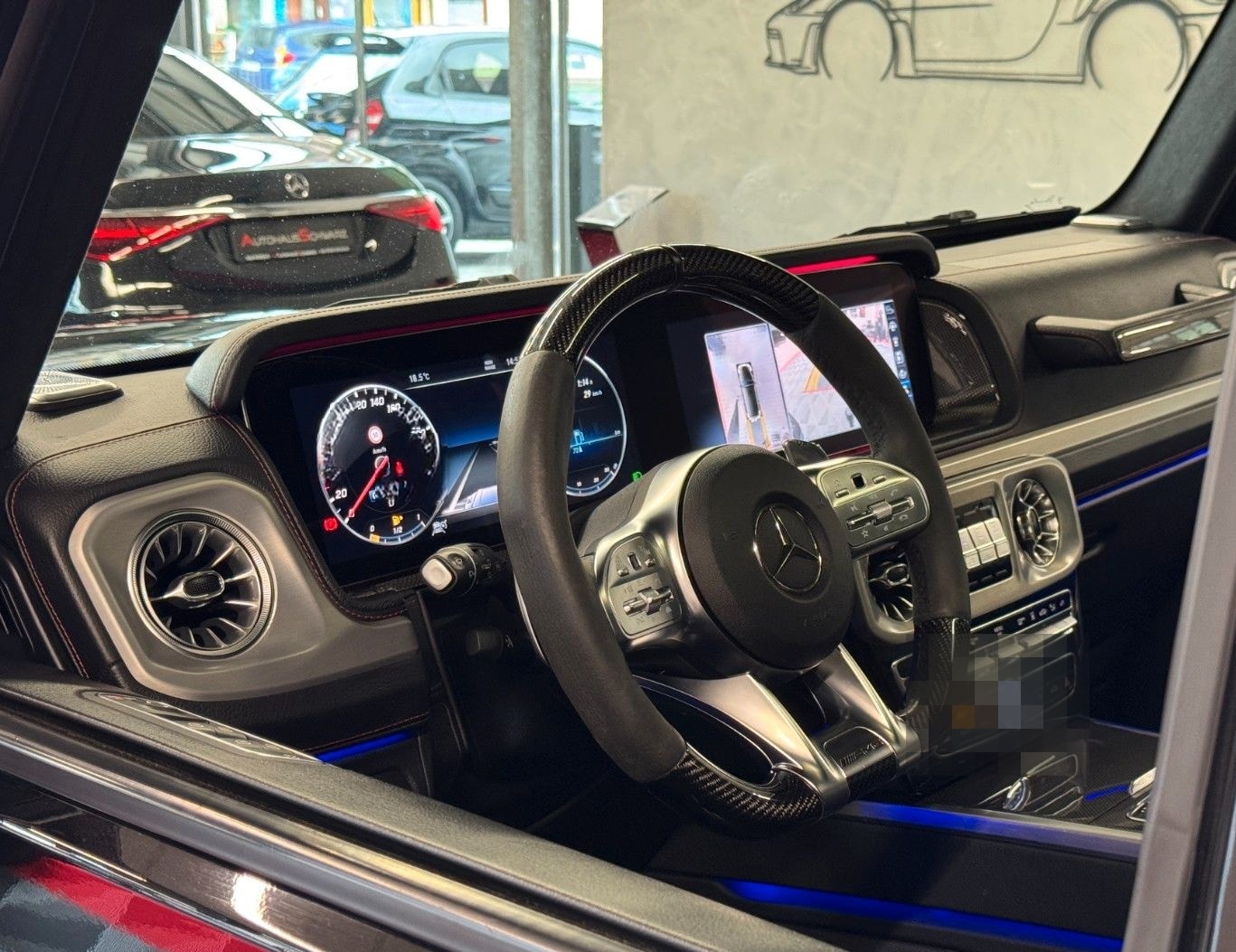 Mercedes-Benz G500 AMG Burmester S-Dach StdHeiz 360 AHK Carbon foto 20