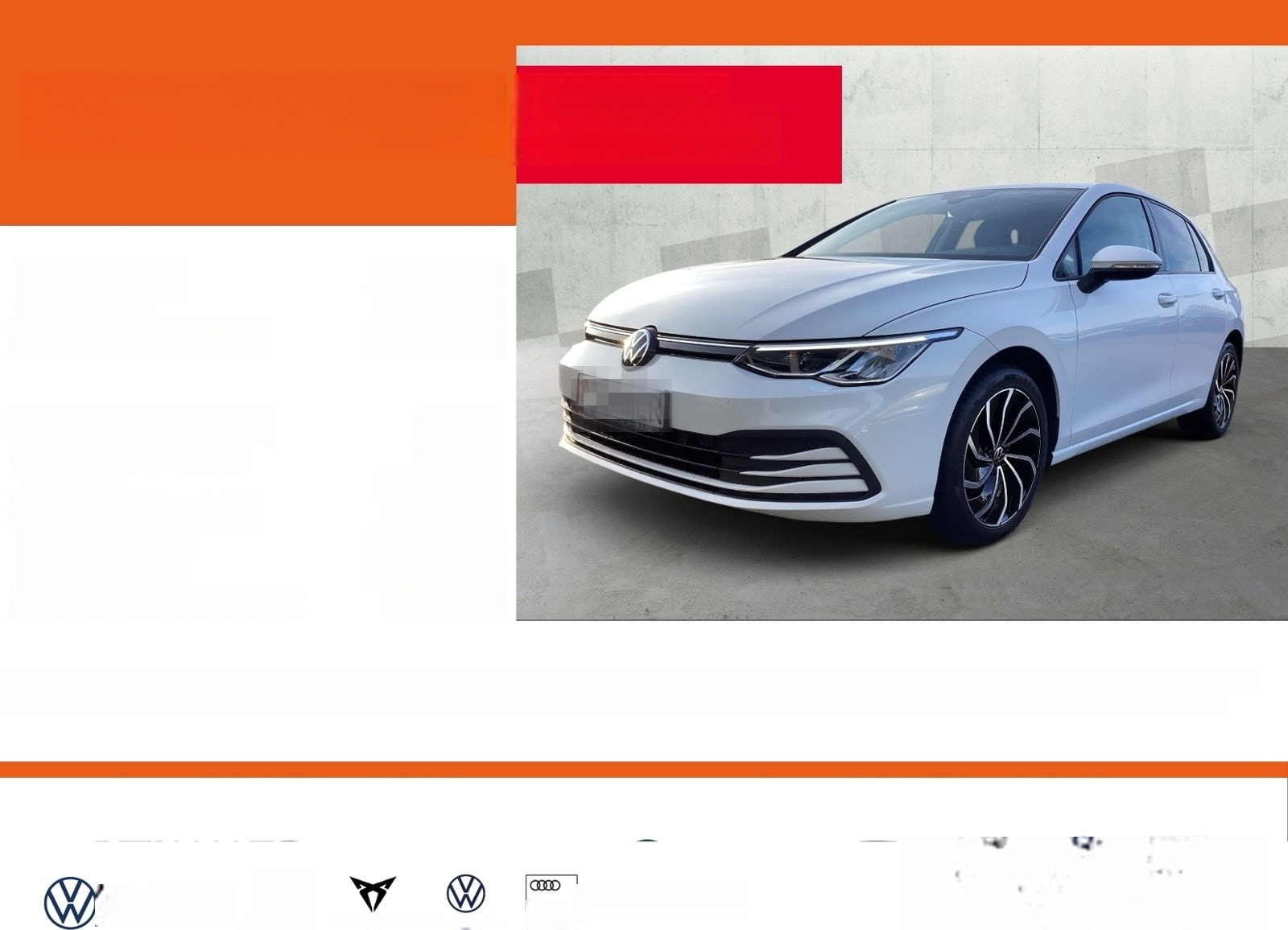 Volkswagen Golf VIII 2.0 TDI DSG LIFE +LED +ACC +VIRTUAL +N