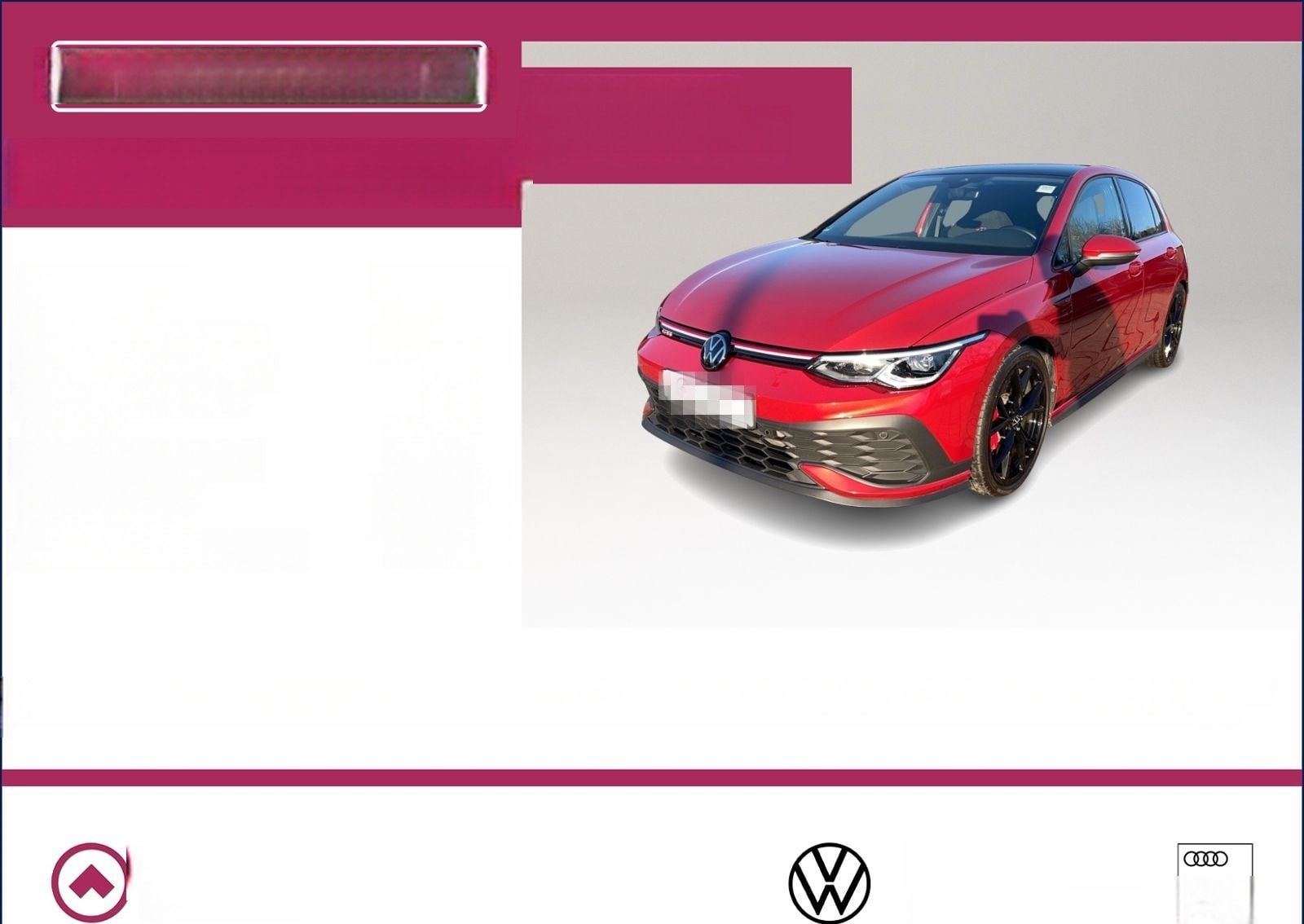 Volkswagen Golf VIII GTI Clubsport, ACC, RearView, Estoril foto 1