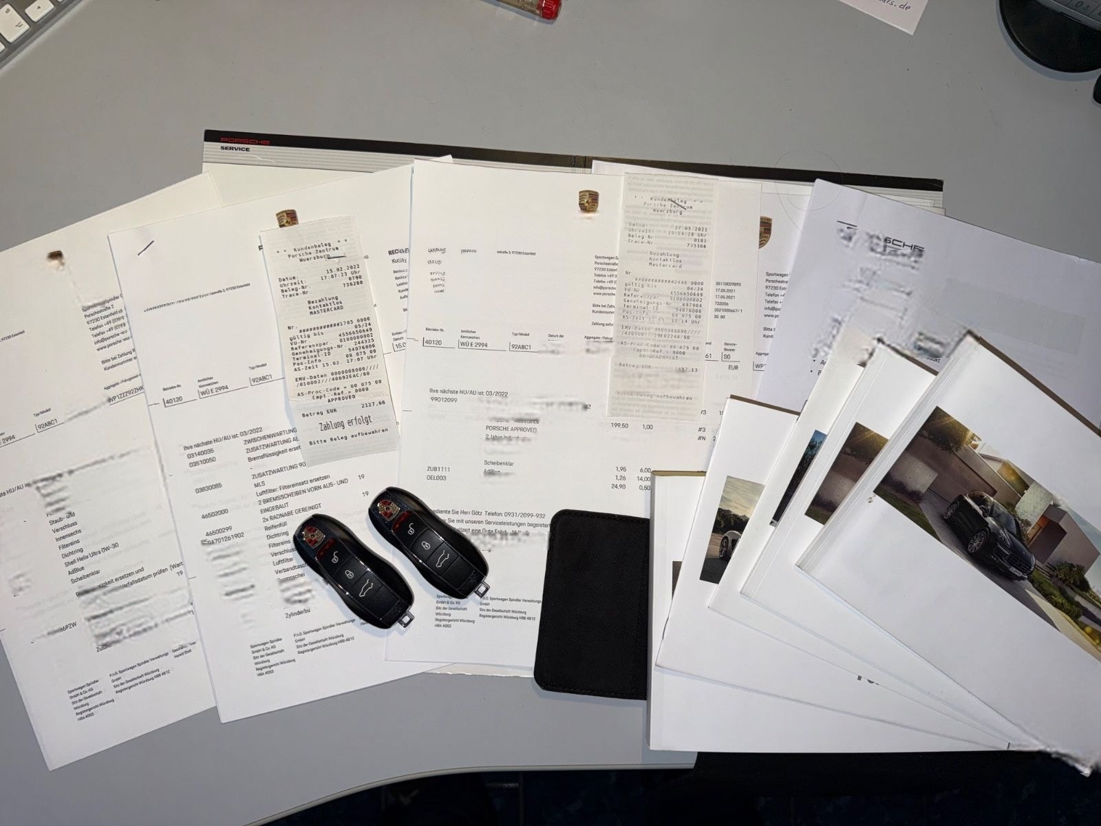 Porsche Cayenne D Leder Luft Pano SoftClose BOSE 21 Zoll foto 25