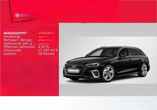 Audi A4 Avant 40 TFSI qu. S tronic 2x S line Matrix/N foto 1