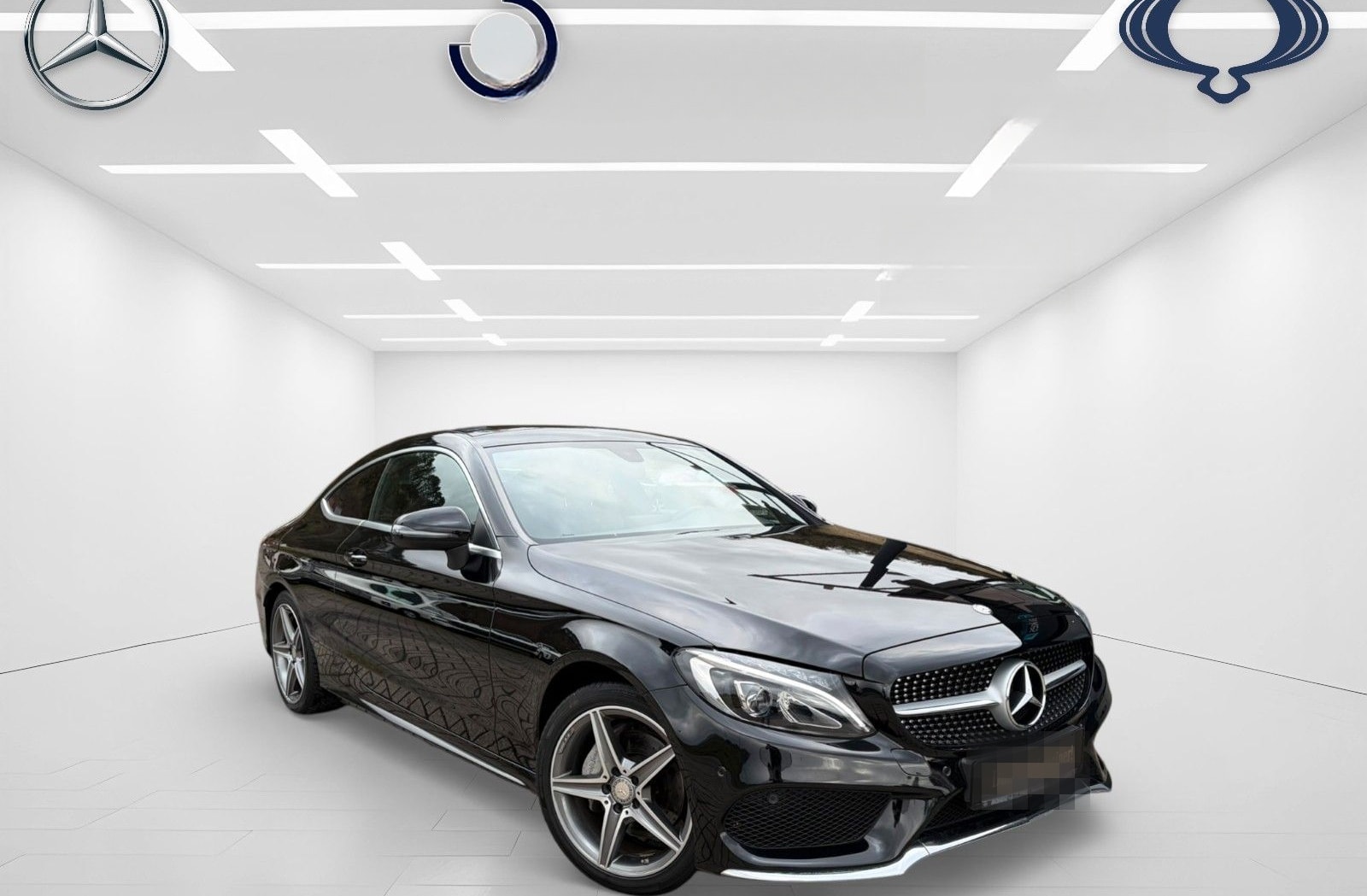 Mercedes-Benz C 180 Coupe AMG+TOTW.+SPIEGEL PAKET+PANO. DACH foto 1