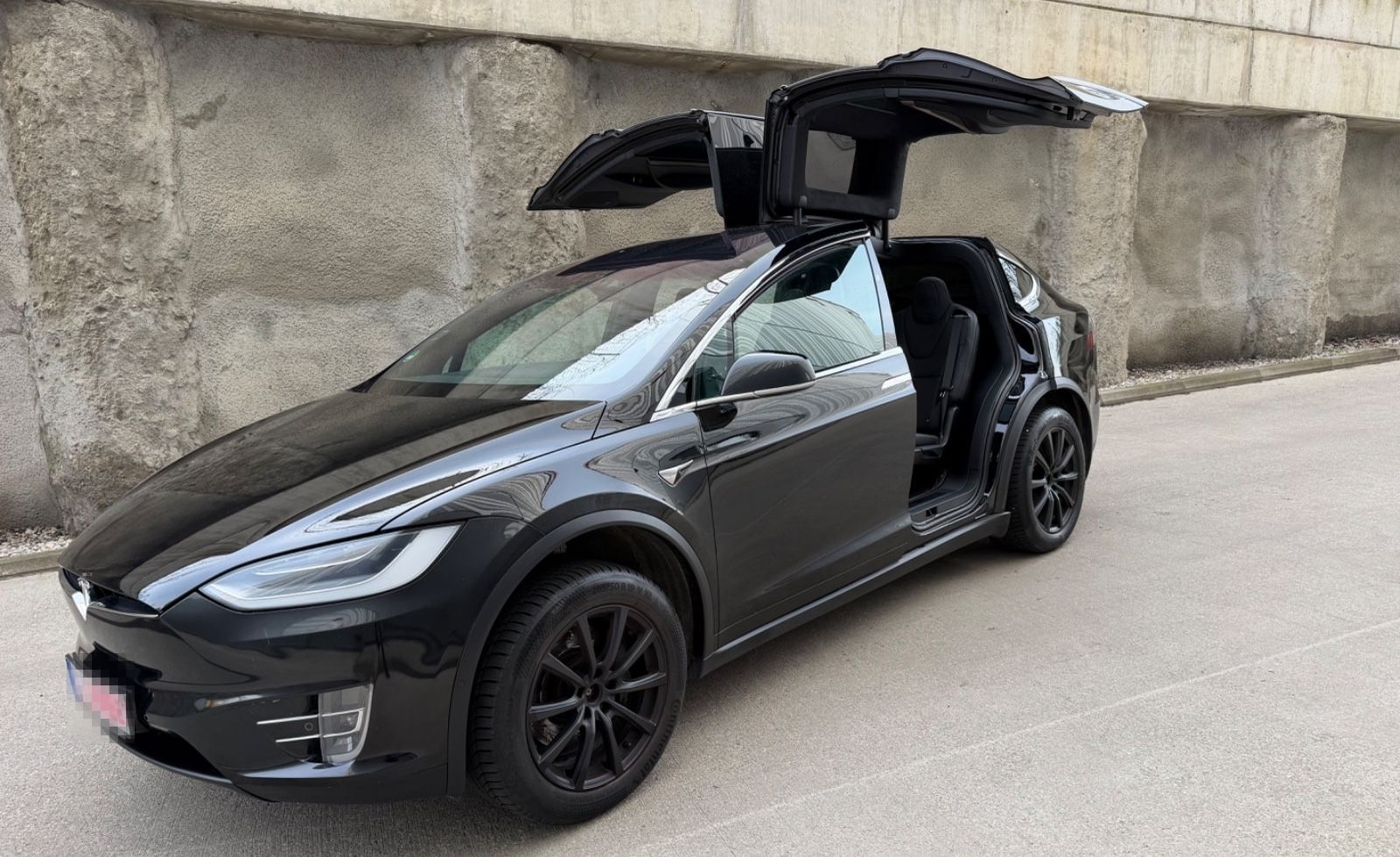 Tesla Model X Dual Motor Kamera 360 Leder Navi LED AHK foto 1