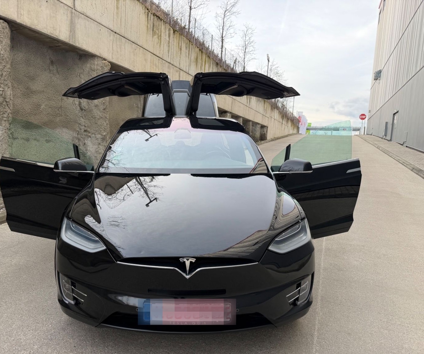 Tesla Model X Dual Motor Kamera 360 Leder Navi LED AHK foto 6