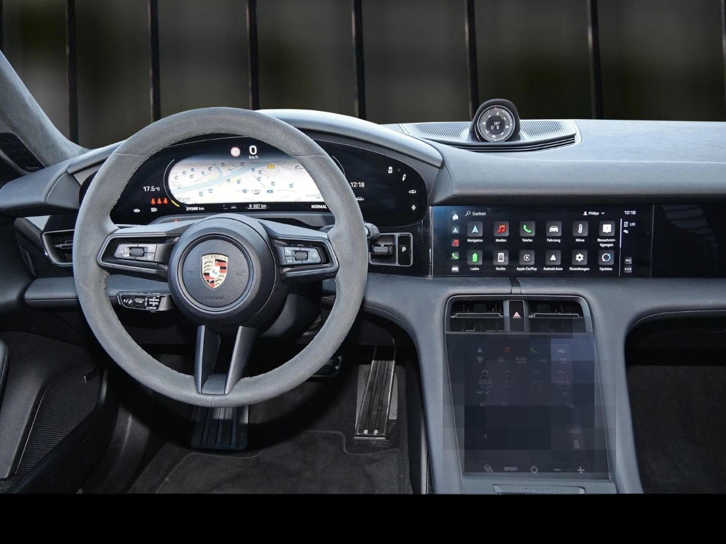 Porsche Taycan Turbo Cross Turismo HA-Lenkung Head-Up foto 11