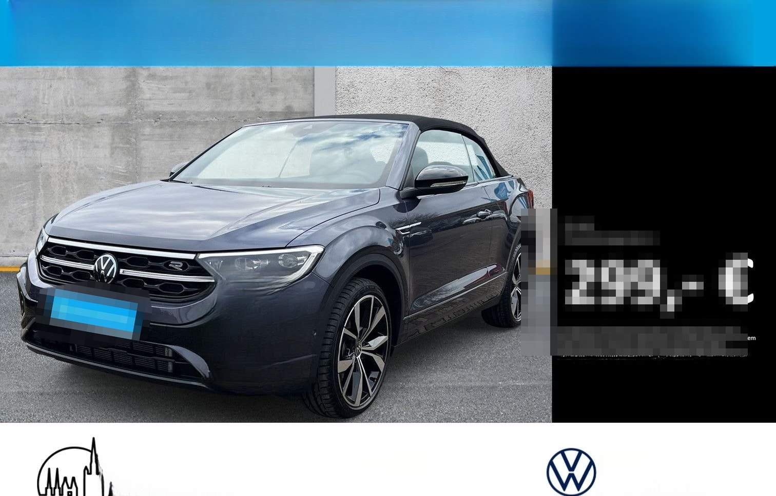 Volkswagen T-Roc Cabriolet 1.5 TSI DSG R-Line MATRIX NAVI M