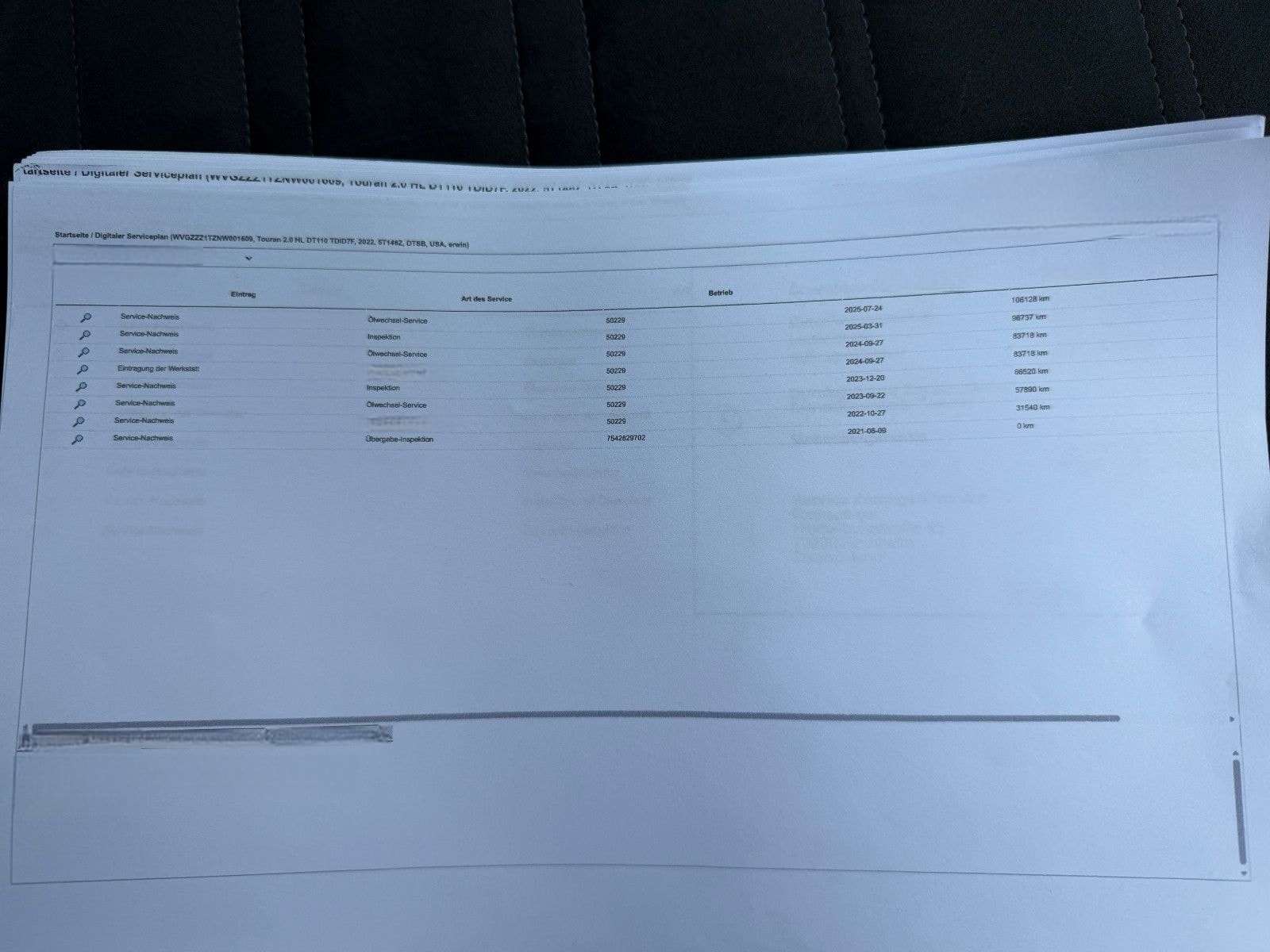 Volkswagen Touran 2.0 TDI SCR DSG Highline 1.Hand ACC foto 17