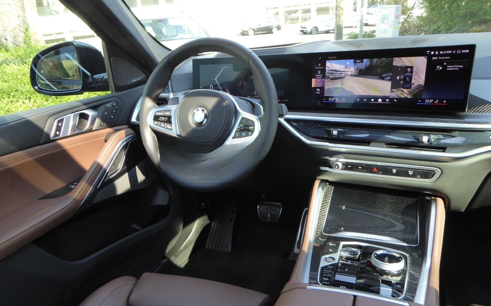 BMW X6 40d M Sport Pro/Leder Coffee/Pano/AHK/22/Luft foto 12