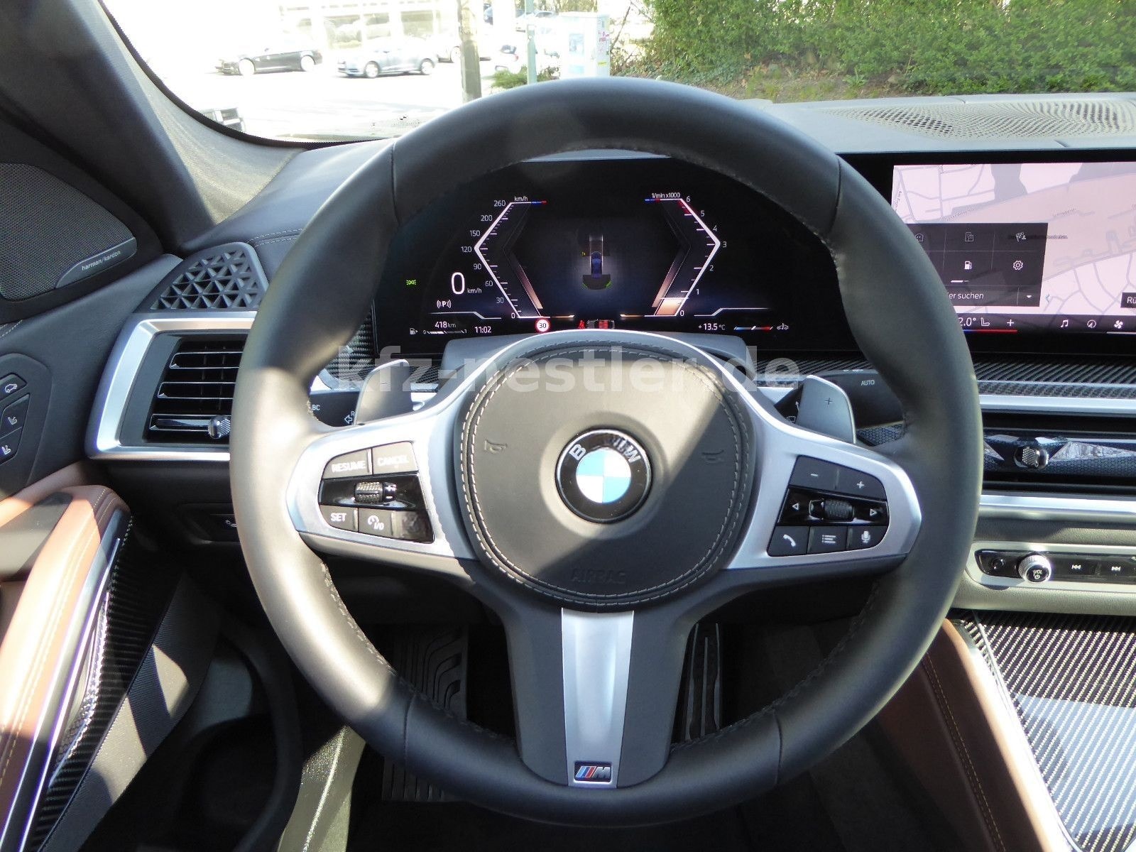 BMW X6 40d M Sport Pro/Leder Coffee/Pano/AHK/22/Luft foto 22