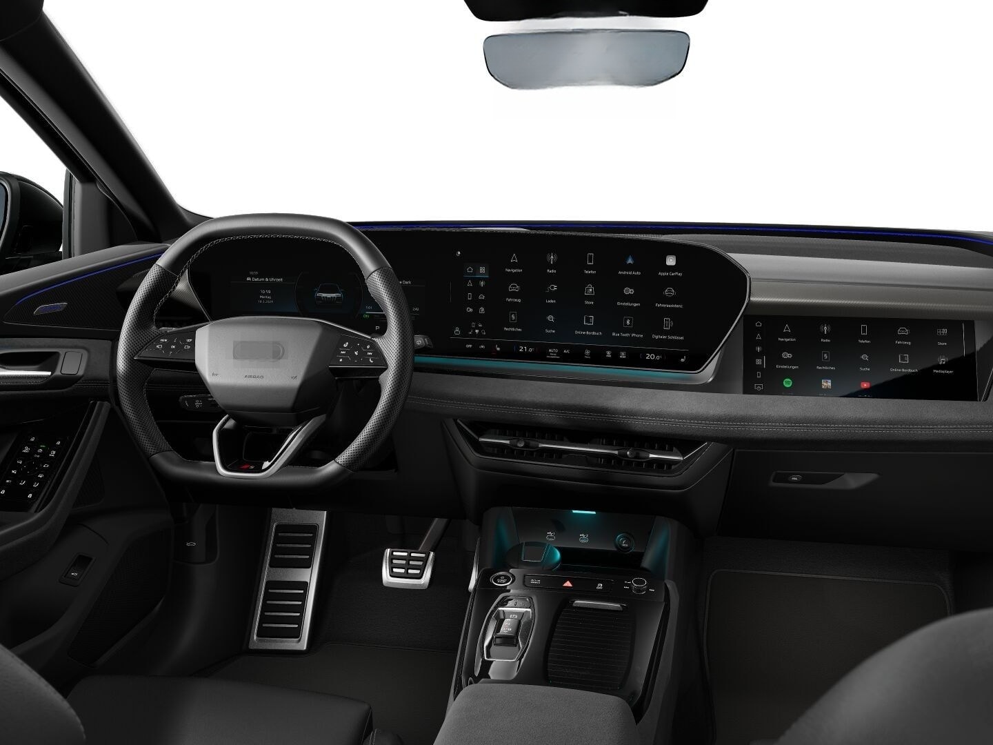 Audi Q6 e-tron edition one blue S line Pano. AHK B&O foto 4