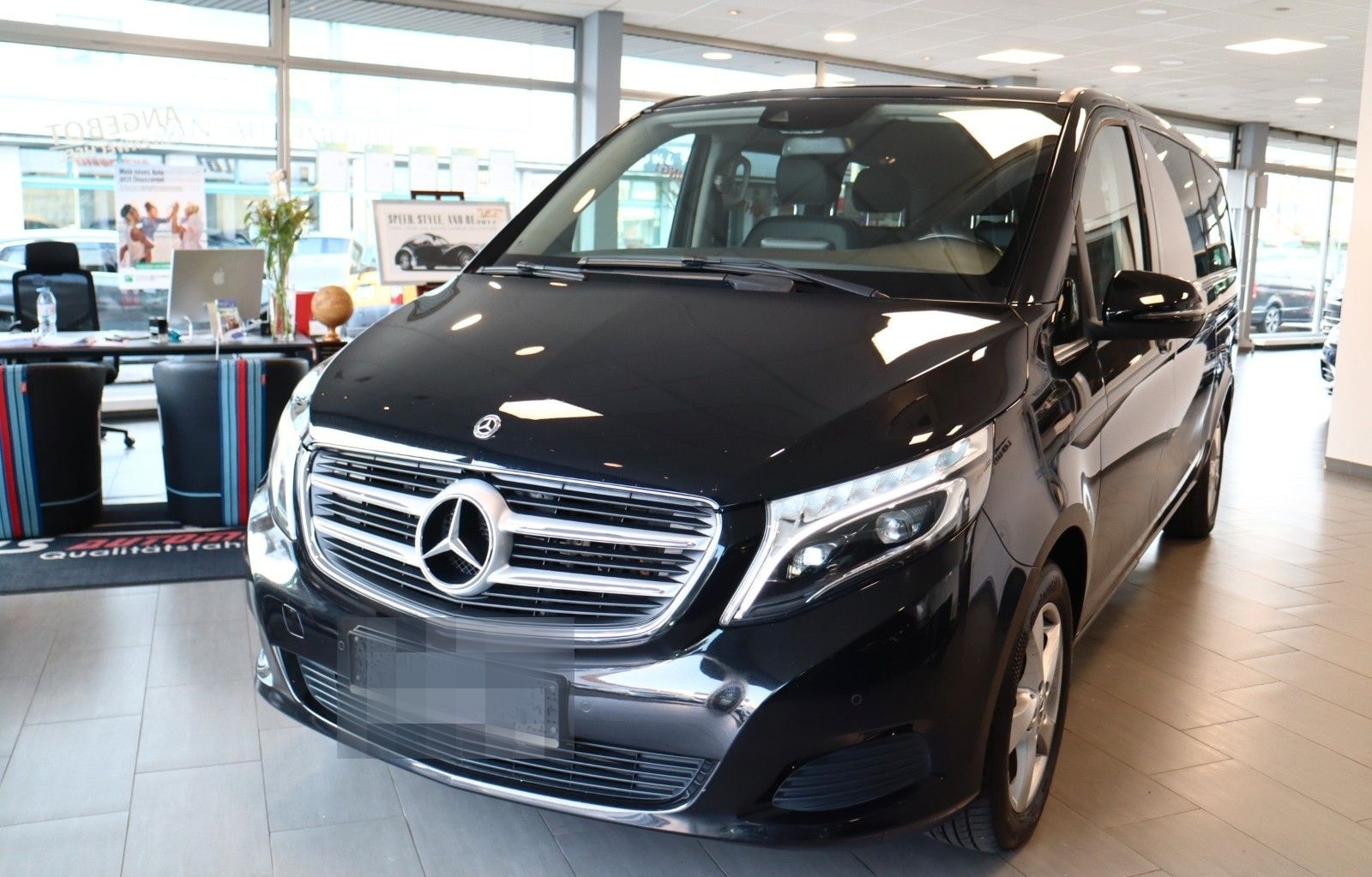 Mercedes-Benz V 250 d AVANTGARDE extra lang 8-SITZR./VOLLEDER foto 3