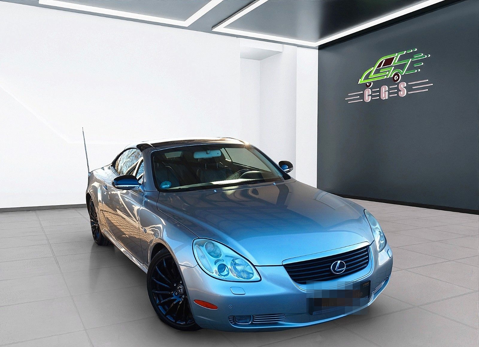 Lexus SC 430 V8 Cabrio*Navi~Leder Schwarz~Mark Le~Gel. foto 1