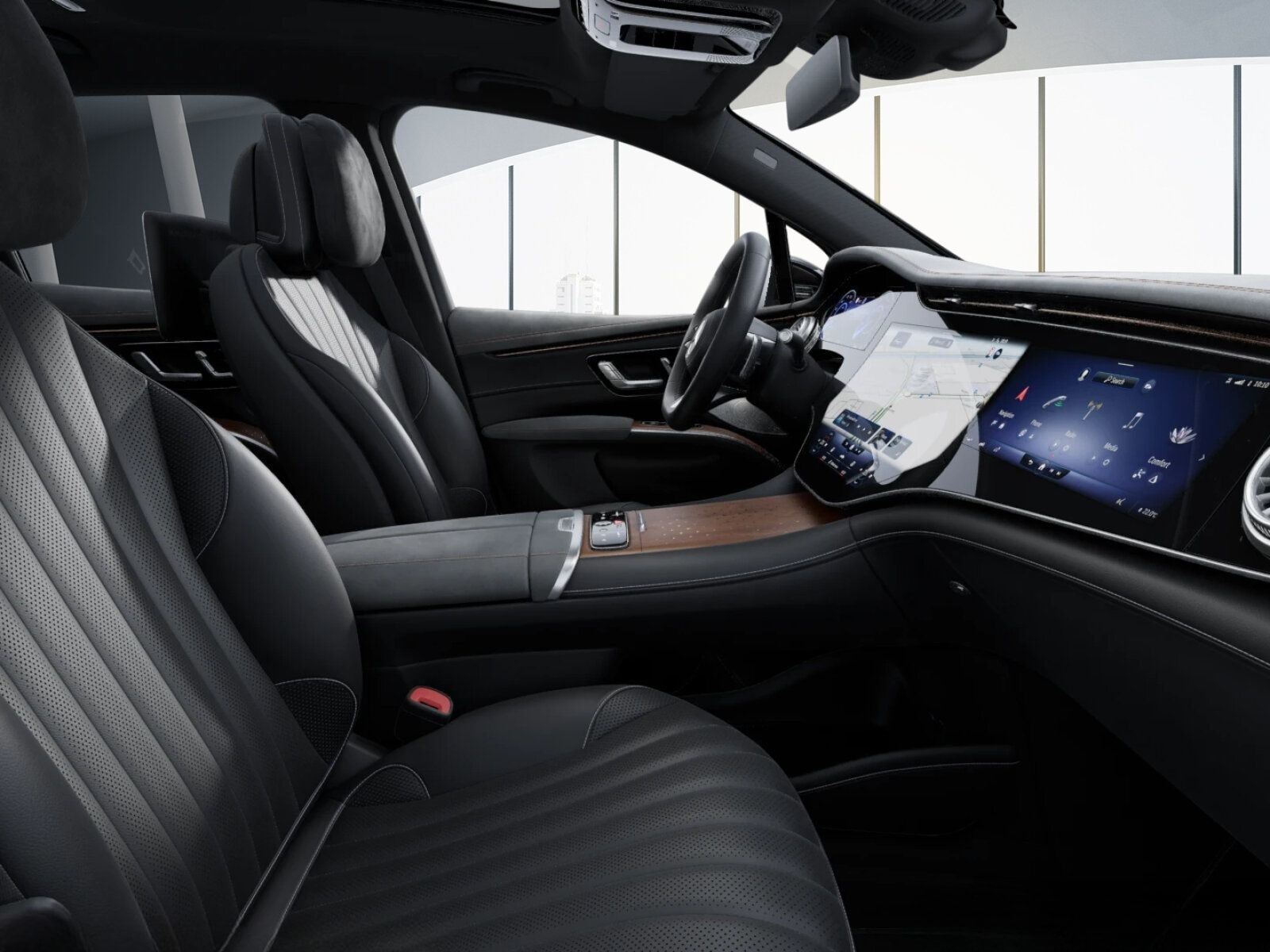 Mercedes-Benz EQS 580 4M SUV AMG Night Hyperscreen AHK Pano foto 7