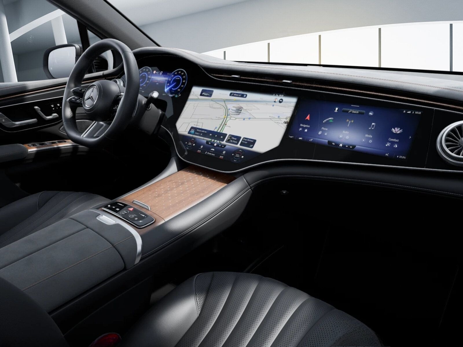 Mercedes-Benz EQS 580 4M SUV AMG Night Hyperscreen AHK Pano foto 9